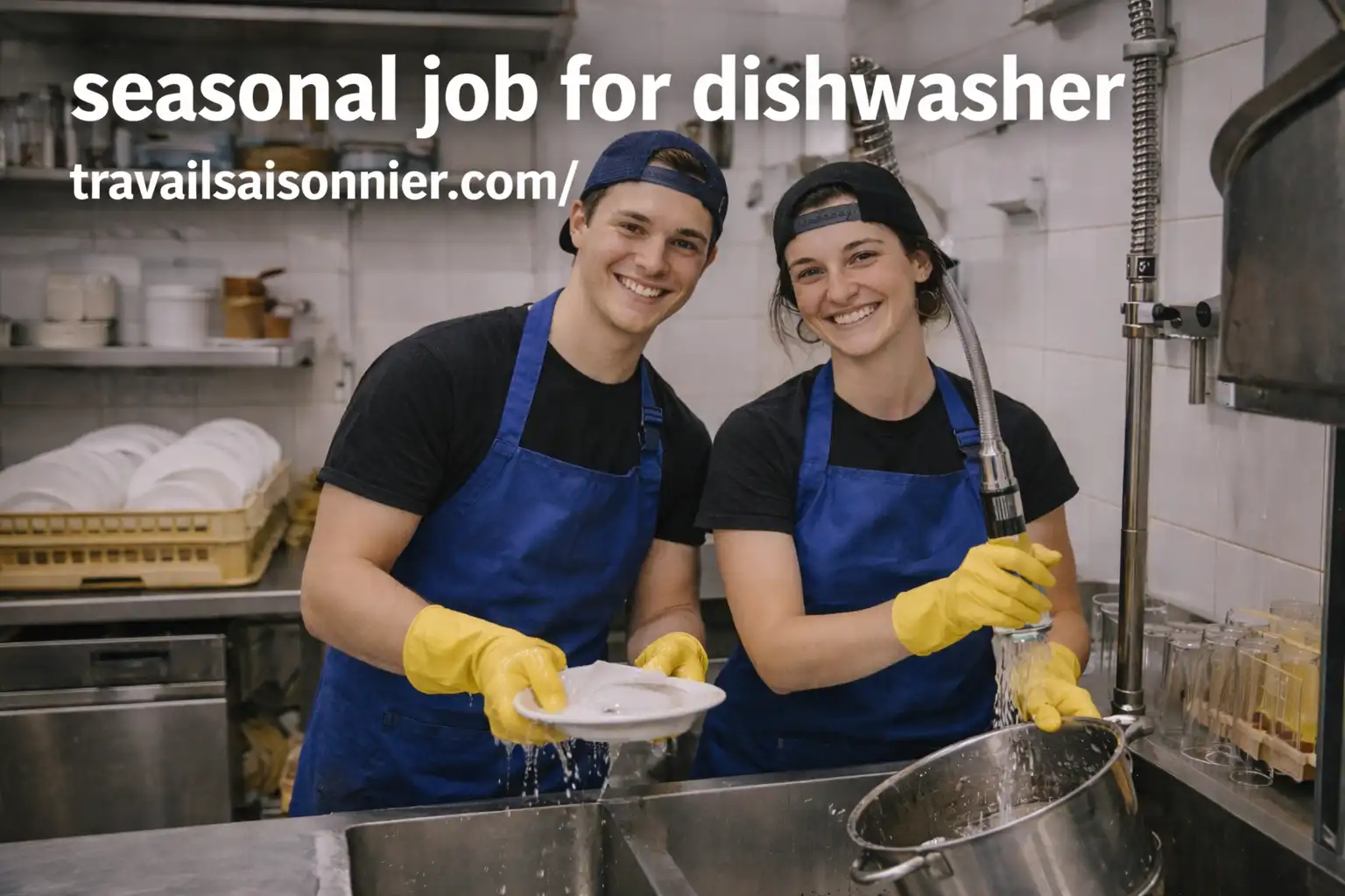 Emploi saisonnier plongeur en Irlande : kitchen porter, salaire et accès