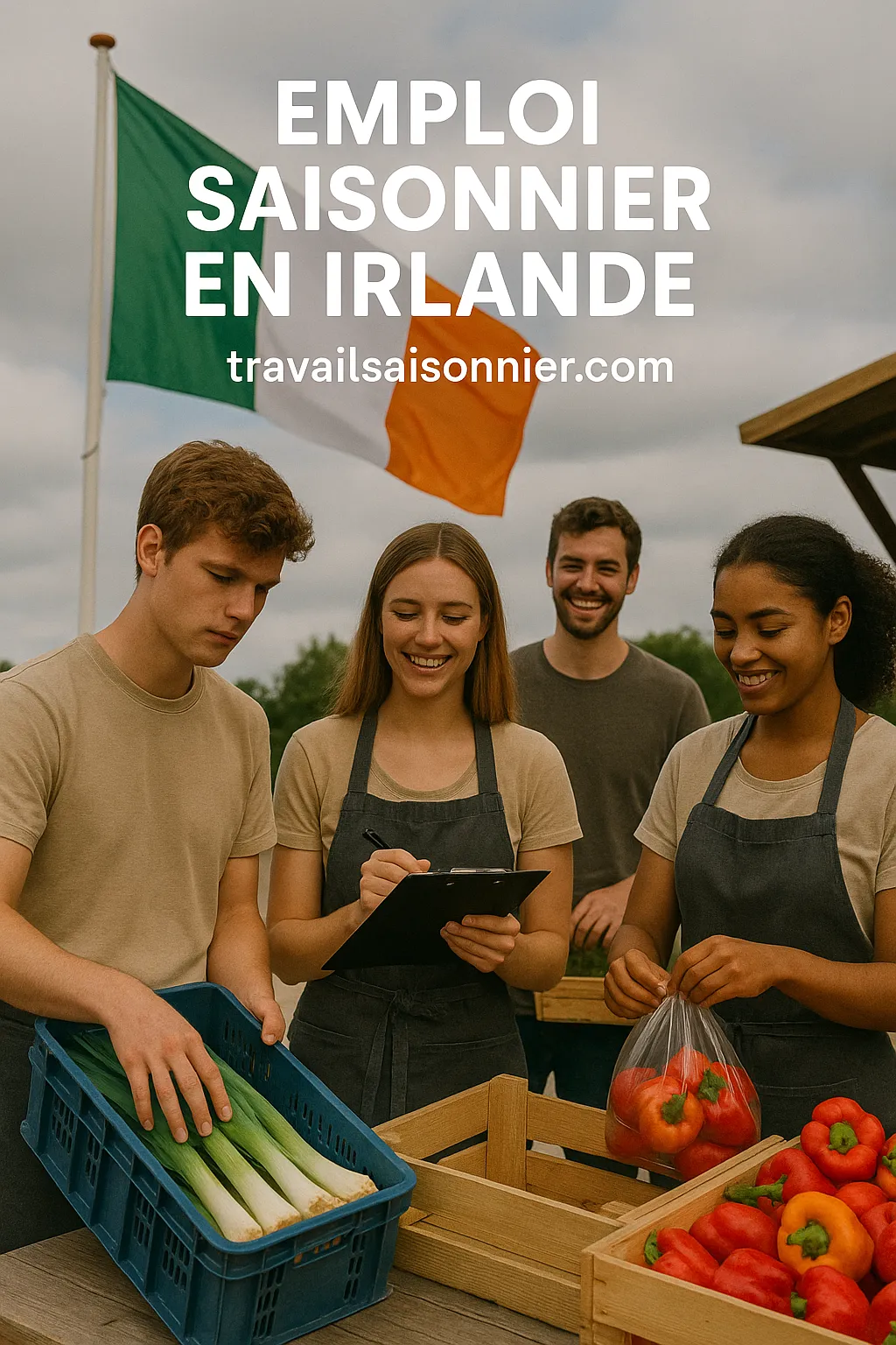 Trabajo de temporada en Irlanda: turismo, agricultura, derechos y permisos