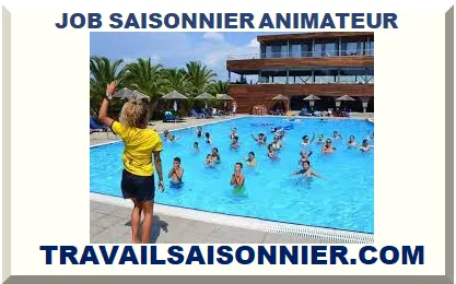 Seasonal activity leader jobs in France: summer camps, campsites and holiday clubs