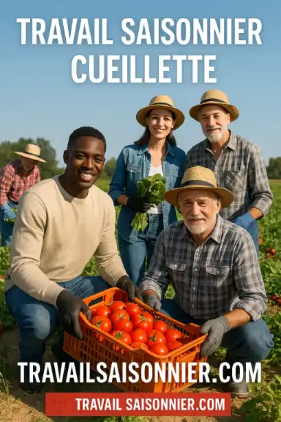 TRAVAIL SAISONNIER CUEILLETTE 2026